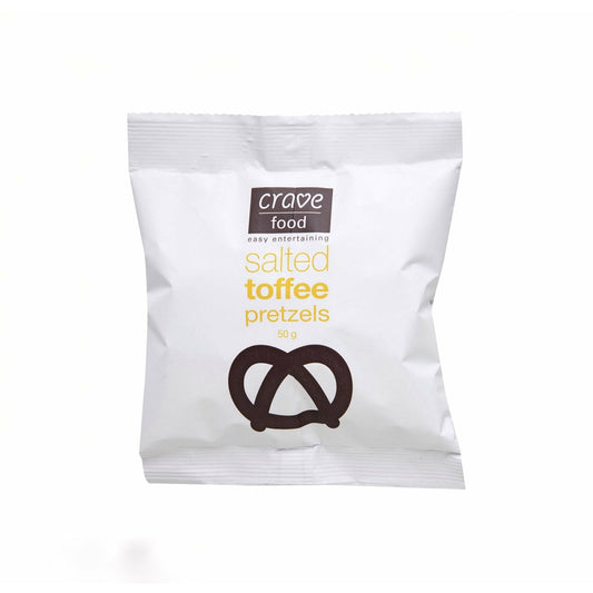 Crave Food Salted Toffee Pretzels 50g