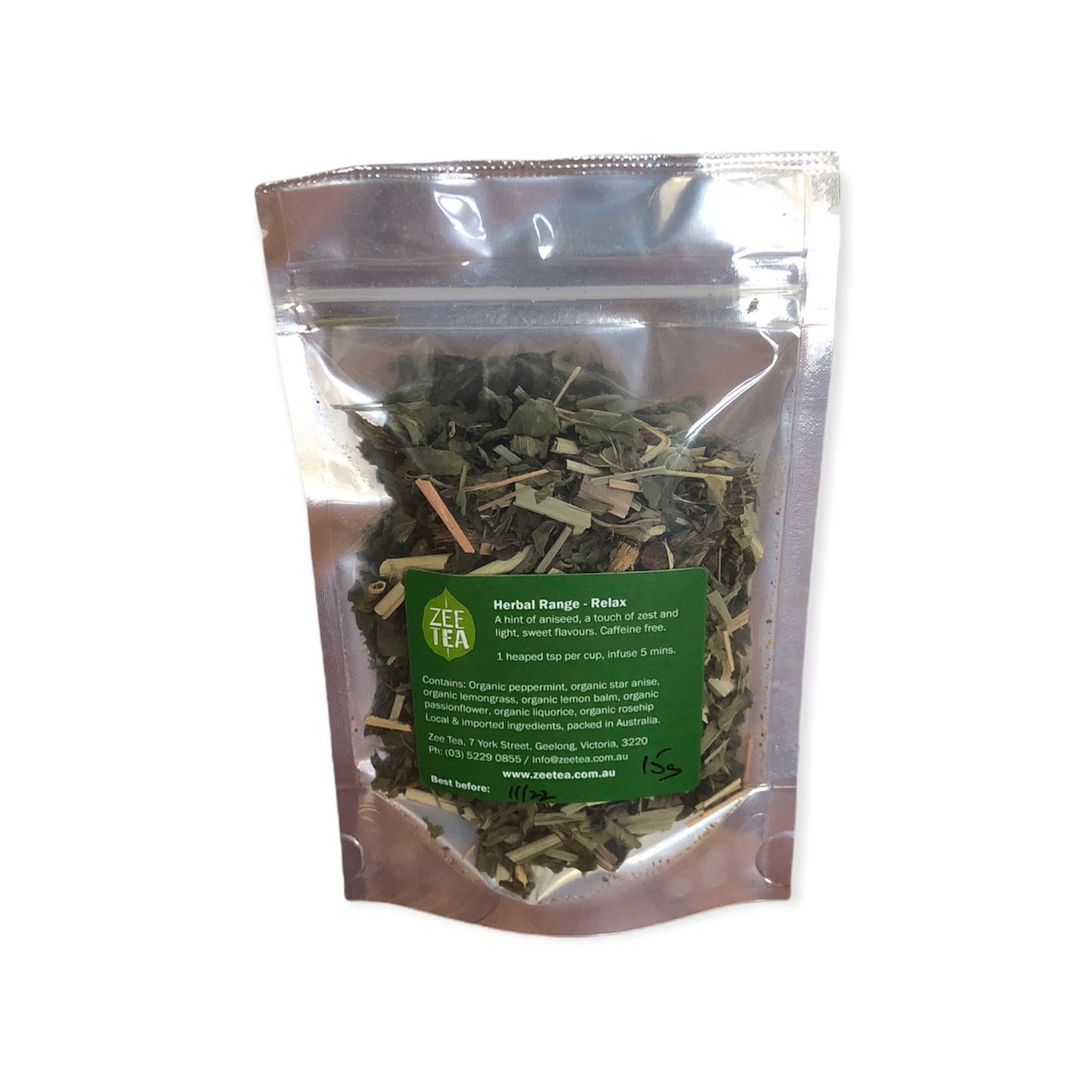 Zee Tea Relax Loose Leaf Tea 15g